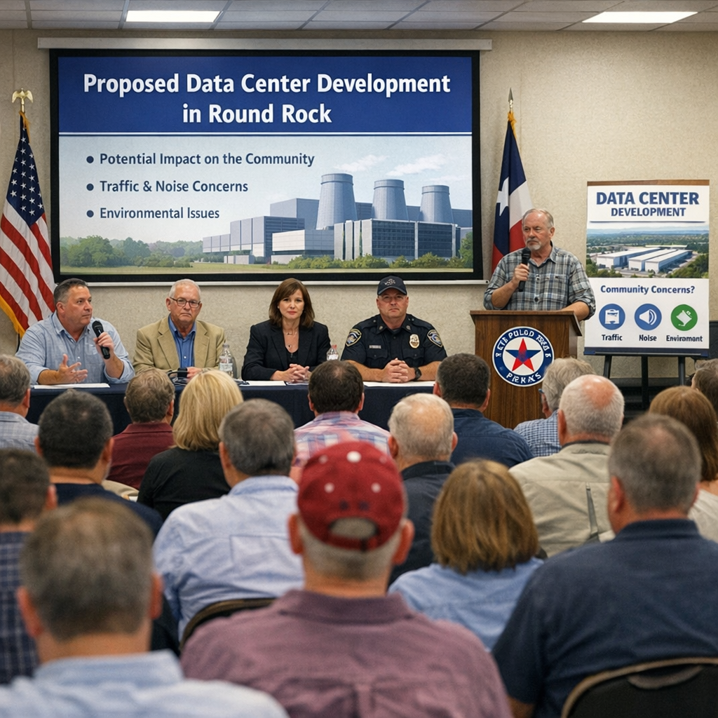 Round Rock Residents Express Concerns Over New Data Center Development